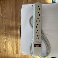 Power strip surge protector. 
