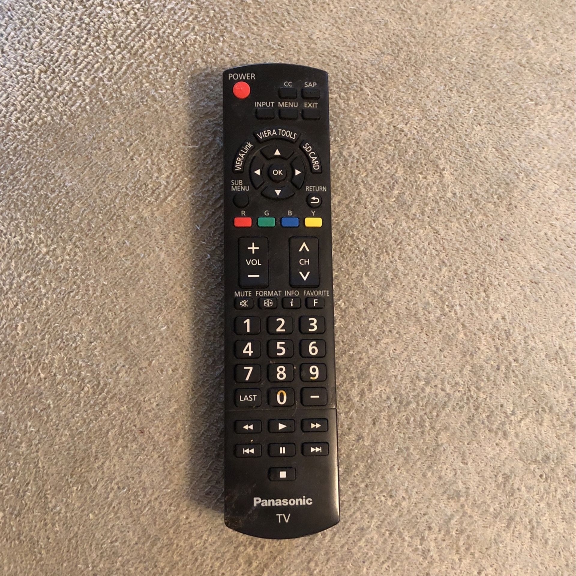 Panasonic Remote For Tv