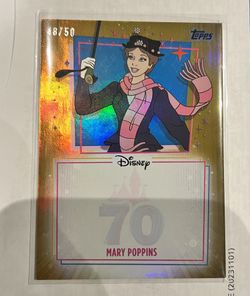 Mary Poppins #’d 46/50 Autograph Card
