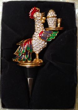 Olivia Riegel Bejeweled Bottle Stopper