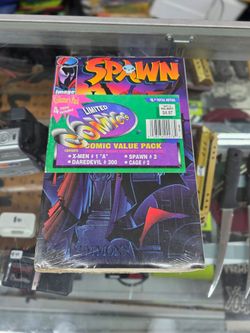 Vintage 1993 Limited Comics Value Pack SEALED Spawn 2 X-Men 1 Daredevil 300