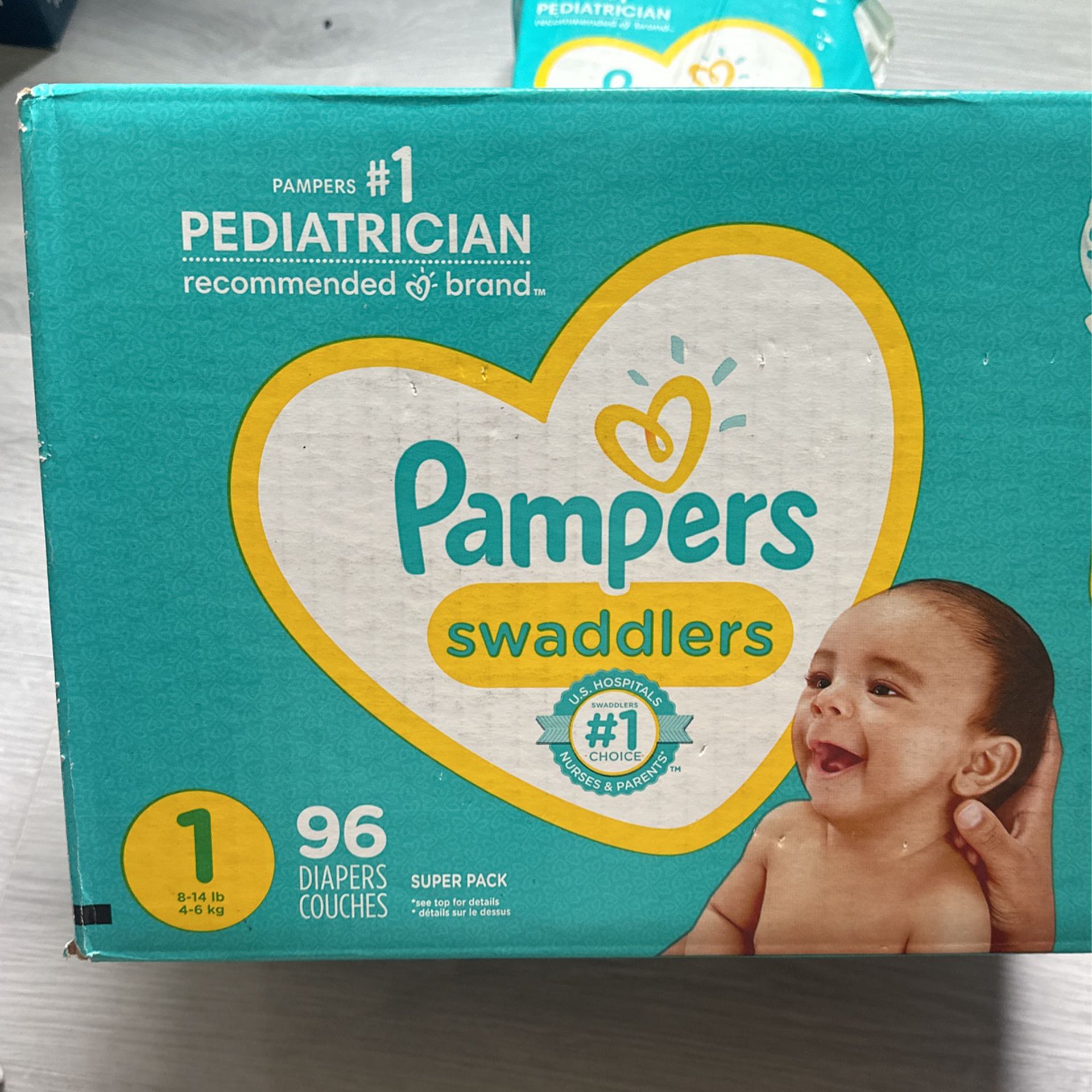 Pampers Swaddlers Diapers Size 1 