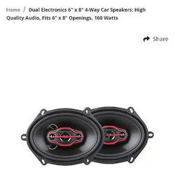 Brand New Open Box Only 4 Way Speakers 