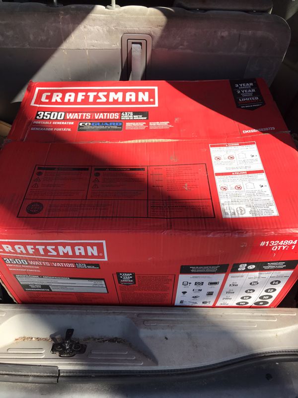 Craftsman 3500w Generator for Sale in Baltimore, MD OfferUp