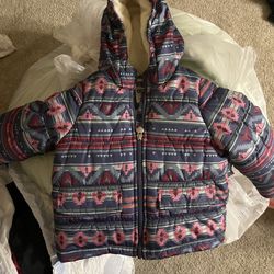 OshKosh B’gosh Kids Winter Puffer Jacket – Fleece Lined Hood – Warm & Cozy