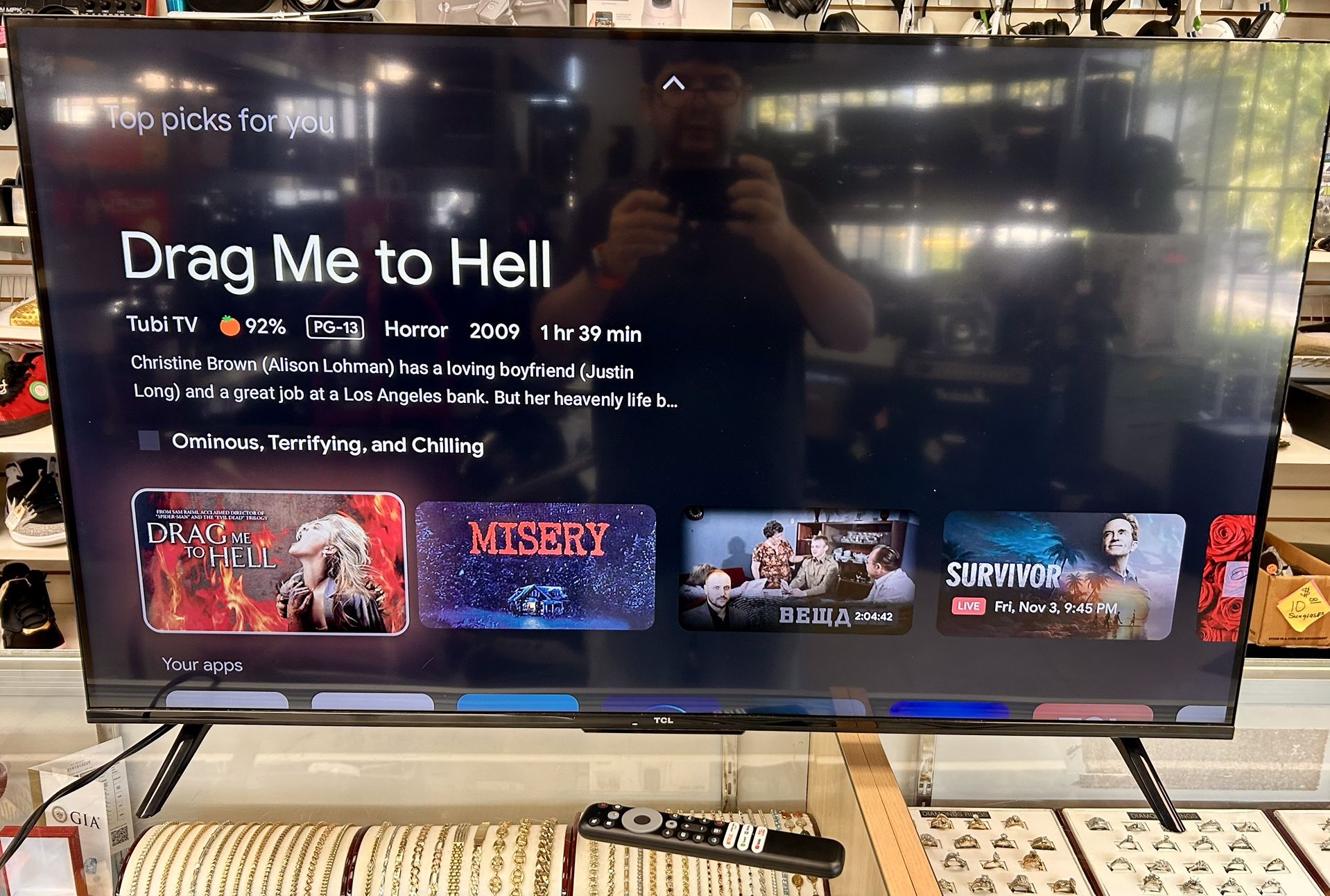 TCL 43-Inch Class S4 4K LED Smart TV with Google (43S450G, 2023 Model)