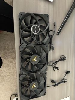 Antec pwm case fans 120  3 brand new