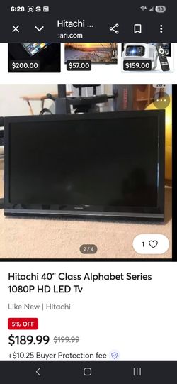 40in Roku included Hitachi TV