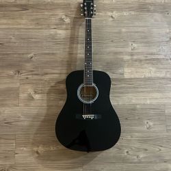 Black Huntington Acoustic Guitar