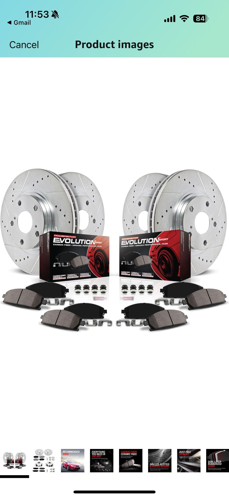 Carbon Fiber Ceramic Brake Kit For Subaru 2011-2014