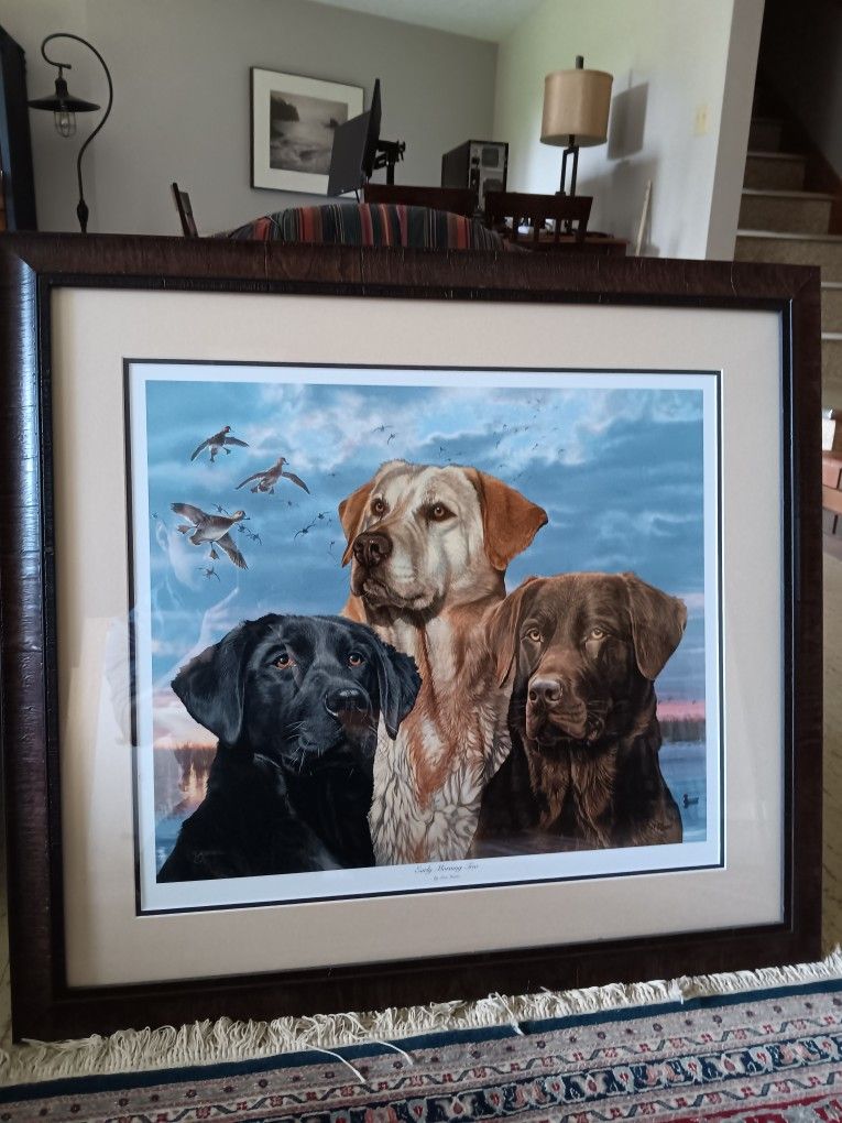 Ducks Unlimited Labrador Dog Picture Frame