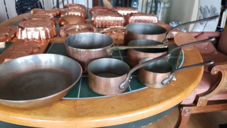 Huge copper cookware and Bakeware set 26 piece Thumbnail