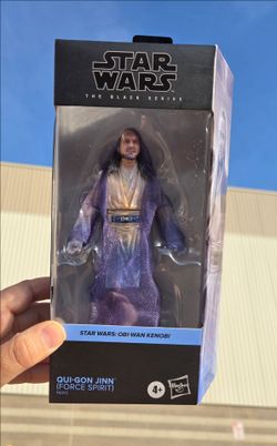 Star Wars Qui-Gon Jinn Disney Hasbro figure, NEW!