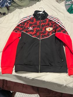 Manchester United Retro  Adidas Track Top