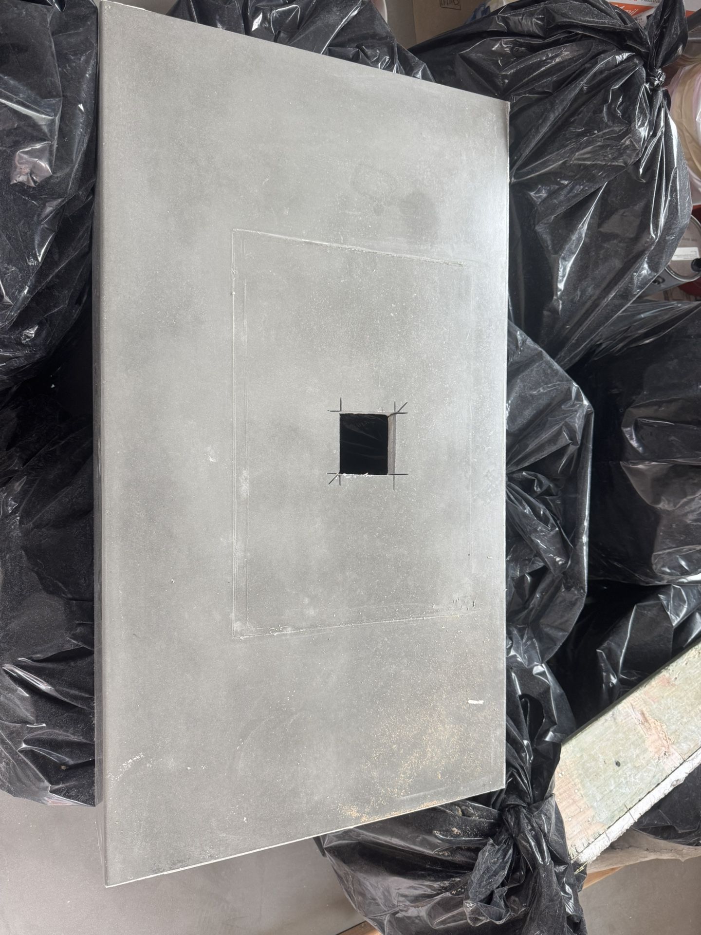 Custom Vanity Countertop - Polished Concrete