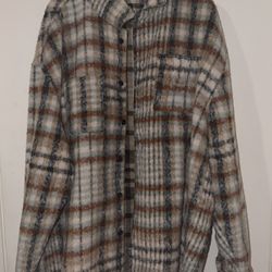 Move Up Plaid Shacket  