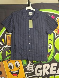 👔 Goodfellow & Co Men's Short Sleeve Button-Front Shirt - Size Medium - NWT 👔