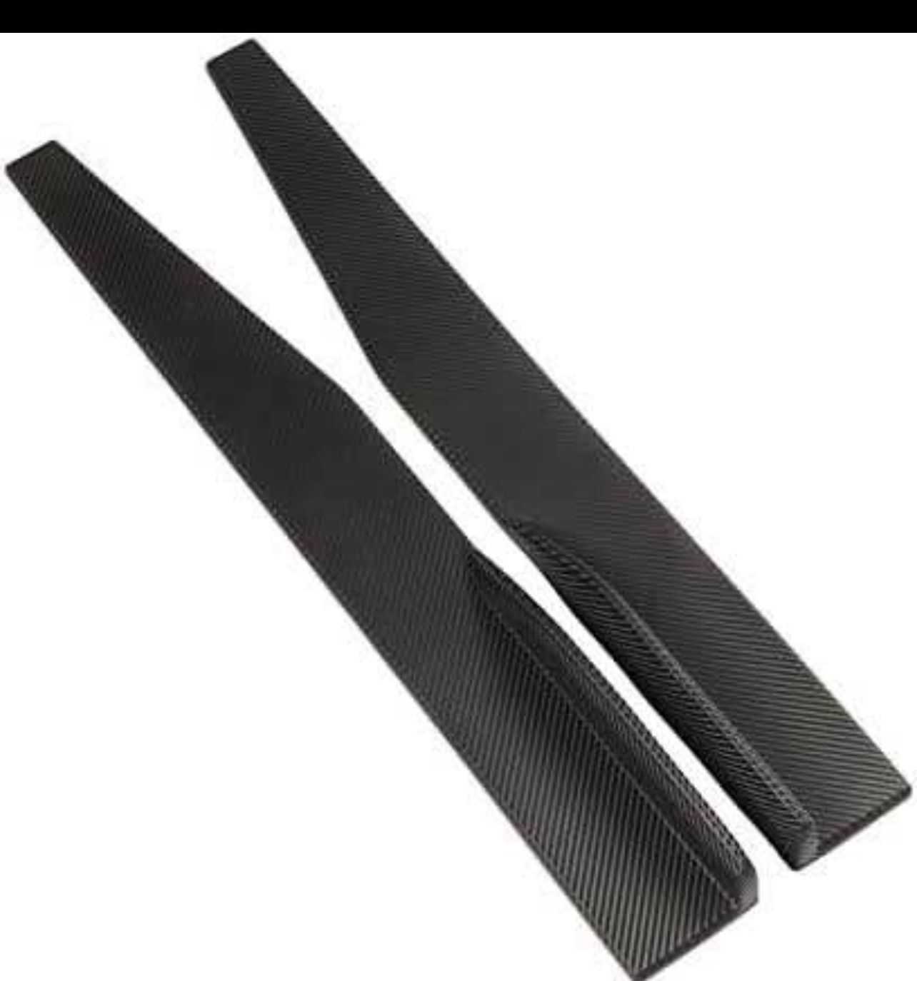 Universal Side Skirt Car Body Styling Fin Extension Side Lip Car Styling Carbon Fiber Side Skirt 2pcs 29 inch Brand New B48