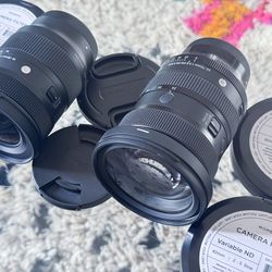 Sigma 24-70mm DG DN & & Sigma 16-28mm DG DN (E-Mount) plus extras