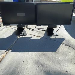 Pair of HP monitor 20"