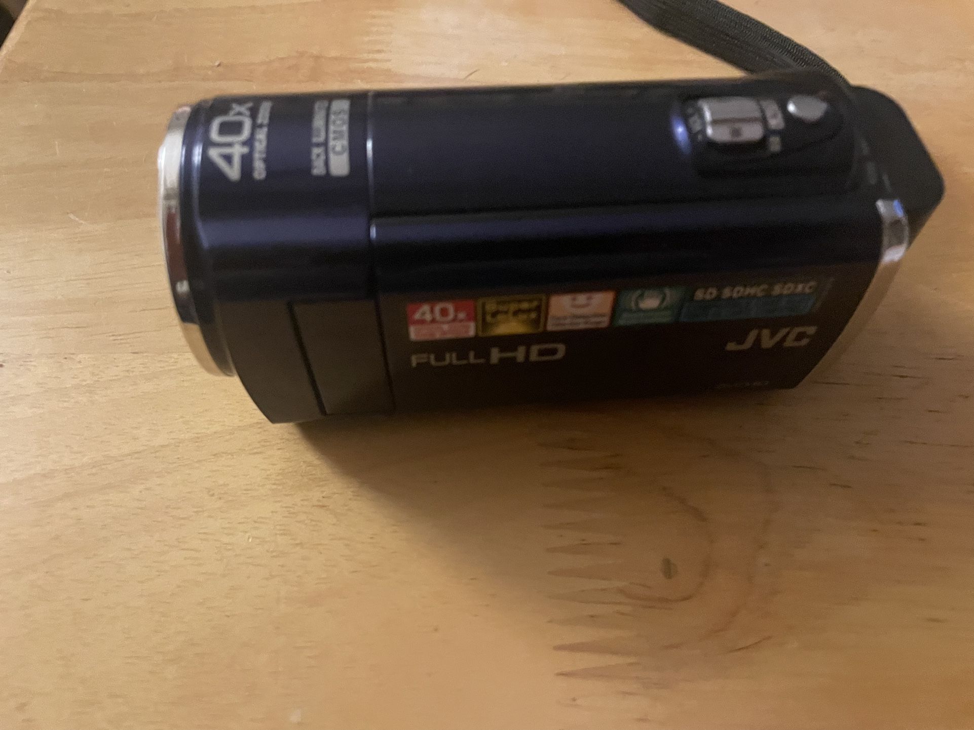 Beautiful Blue And Perfect Condition Jvc Camcorder Full Hd