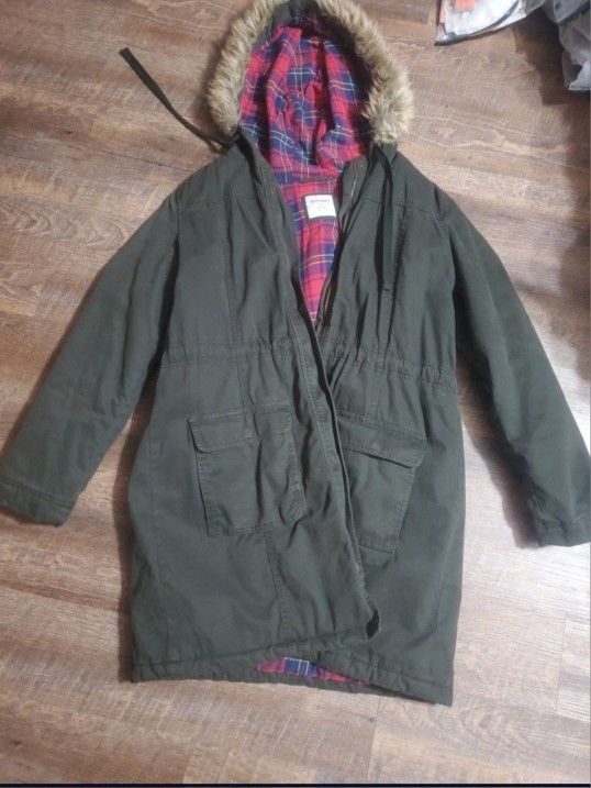 Green Women Old Navy Parka Jacket