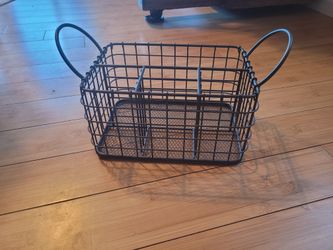 Metal napkin/utensil holder