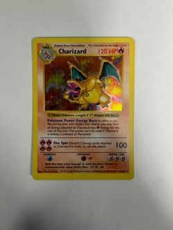 Charizard base unlimited Shadowless HP