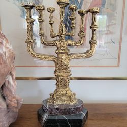 Salvador Dalí Menorah Sculpture E.A. Artist's Proof Judaica