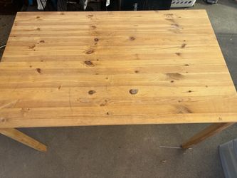 Wood table