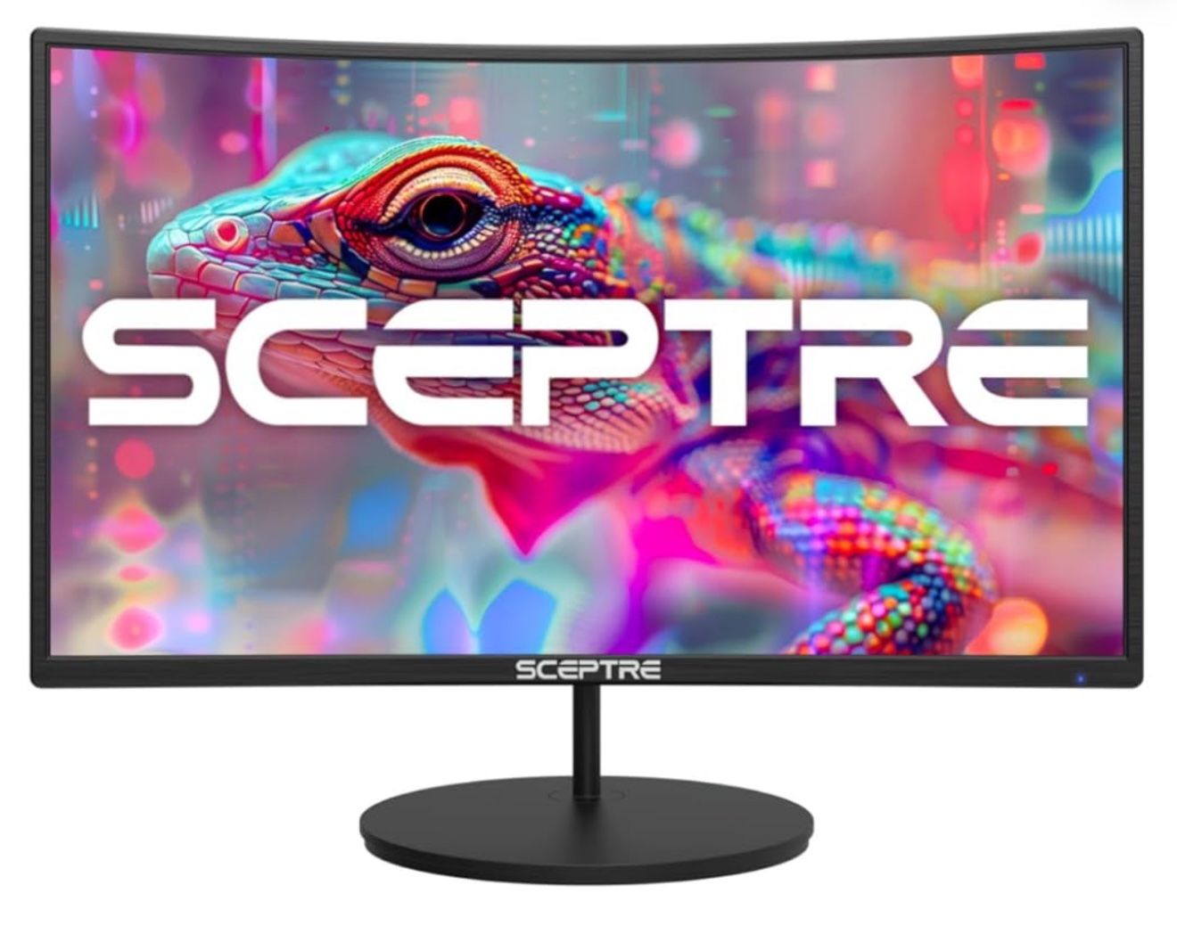 Sceptre Curved 27" FHD 1080p 75Hz LED Monitor HDMI VGA Build-In Speakers, EDGE-LESS Metal Black 2019 (C275W-1920RN)