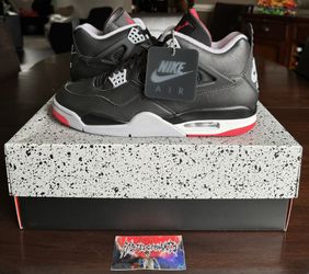 Jordan 4 Retro Bred Reimagined NEW Size 12 & 8