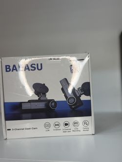 Dash Cam Front and Rear, 2.5K+1440P Triple Car Camera with 32GB Card, 3 Channel Dash Camera for Cars, G-Sensor, 3.16” IPS Screen, 24Hr Parking, 170°Wi