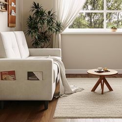 53-inch Two-Seater Sofa, Small Sofas for Small Spaces, Mini 2-Seater Sofa for Bedroom, 