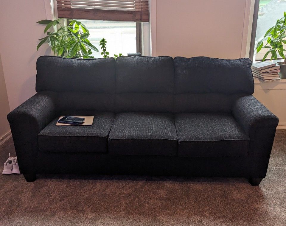Stevie Charcoal 78'' Sofa