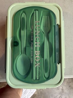 Fengshi plastic bento box - Green