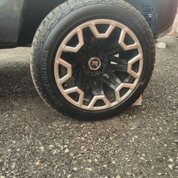 Wheel And Tires 20x12 6 Lug