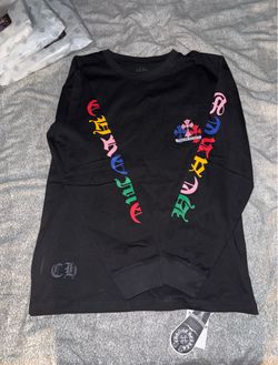Chrome Hearts Multi Color Cross Cemetery Longsleeve T-shirt