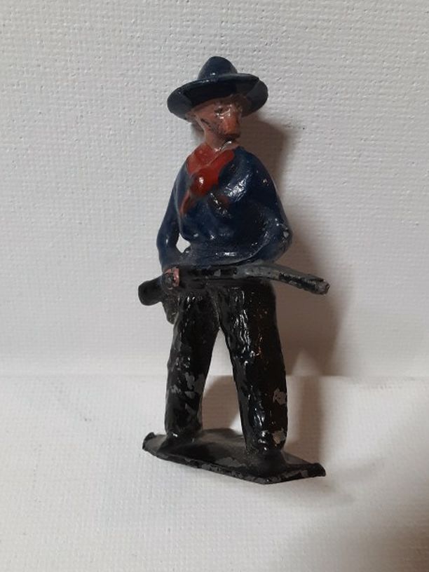 Pre-War Lead Toy "Blue Cowboy"