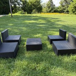 5 Piece Modular Outdoor Furniture Set