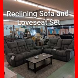 ✨ Reclining Sofa and Loveseat Set