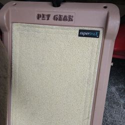 16"x42" ♡《Pet Gear ♡ Short Bi-Fold Pet Ramp W/ SupertraX》♡