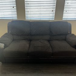 3 Cushion Brown Couch
