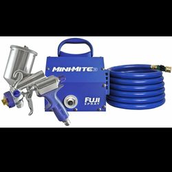 Fuji 2803-GXPC Mini-Mite 3 Platinum HVLP Spray System + Gravity Gun