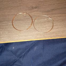 Silver Hoop Earrings 