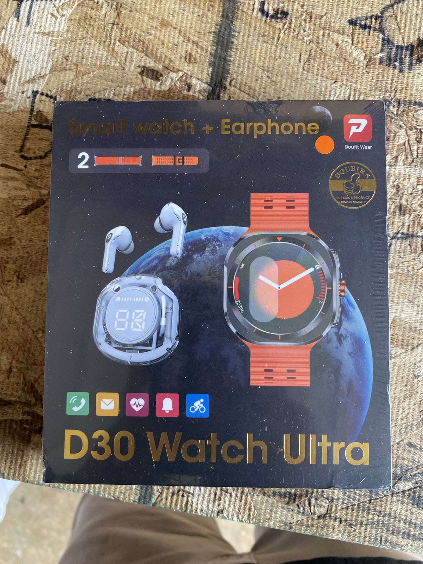 Smartwatch And Wireless Headphone Combo