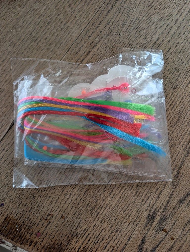 Girls Hair Extensions Multi Colors