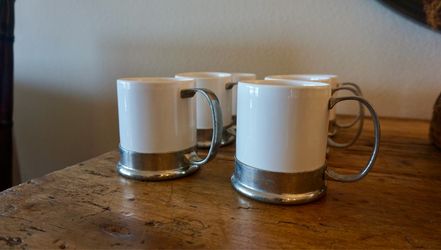 Arte Italian coffee mugs - set of 6