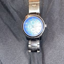 Folio Men's ,Gunmetal Color Stainless Steel Watch