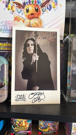 Ozzy Osbourne Signed Photo